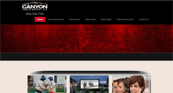 Desktop Screenshot of canyonpartyrental.com